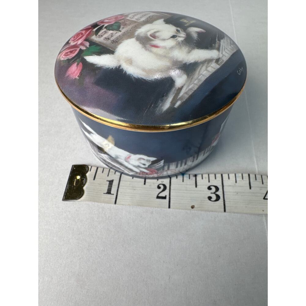 kitten on the keys music box by Zez Confrey 1991 Ardleigh Elliott & Sons works - Picture 5 of 7